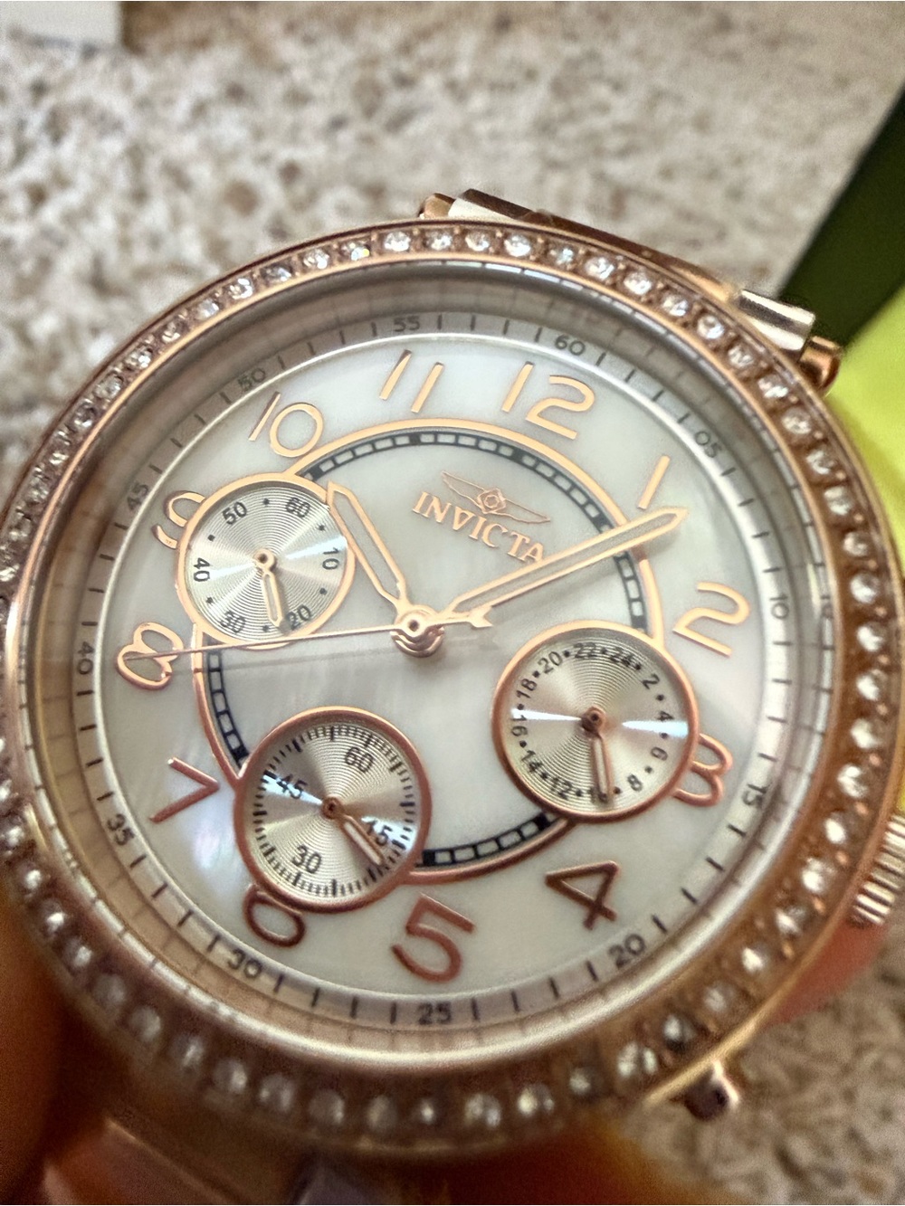 Invicta Angel Chronograph Two-Tone Watch 30966 – Like New in Box